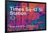 Subway and City Art - Times Square - 42 Street Station-Philippe Hugonnard-Framed Photographic Print