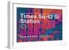 Subway and City Art - Times Square - 42 Street Station-Philippe Hugonnard-Framed Photographic Print