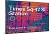 Subway and City Art - Times Square - 42 Street Station-Philippe Hugonnard-Mounted Photographic Print