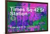 Subway and City Art - Times Square - 42 Street Station-Philippe Hugonnard-Framed Photographic Print