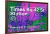 Subway and City Art - Times Square - 42 Street Station-Philippe Hugonnard-Framed Photographic Print