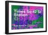 Subway and City Art - Times Square - 42 Street Station-Philippe Hugonnard-Framed Photographic Print