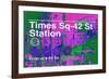 Subway and City Art - Times Square - 42 Street Station-Philippe Hugonnard-Framed Photographic Print