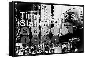 Subway and City Art - Times Square - 42 Street Station-Philippe Hugonnard-Framed Stretched Canvas