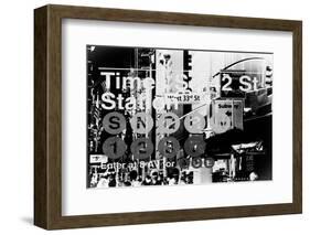 Subway and City Art - Times Square - 42 Street Station-Philippe Hugonnard-Framed Photographic Print