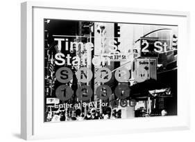 Subway and City Art - Times Square - 42 Street Station-Philippe Hugonnard-Framed Photographic Print