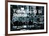 Subway and City Art - Times Square - 42 Street Station-Philippe Hugonnard-Framed Photographic Print