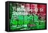 Subway and City Art - Times Square - 42 Street Station-Philippe Hugonnard-Framed Stretched Canvas