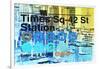 Subway and City Art - Times Square - 42 Street Station-Philippe Hugonnard-Framed Photographic Print