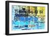 Subway and City Art - Times Square - 42 Street Station-Philippe Hugonnard-Framed Photographic Print