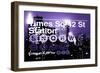 Subway and City Art - Times Square - 42 Street Station-Philippe Hugonnard-Framed Photographic Print