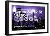 Subway and City Art - Times Square - 42 Street Station-Philippe Hugonnard-Framed Photographic Print