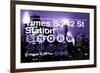 Subway and City Art - Times Square - 42 Street Station-Philippe Hugonnard-Framed Photographic Print