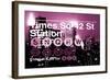 Subway and City Art - Times Square - 42 Street Station-Philippe Hugonnard-Framed Photographic Print