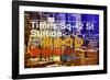 Subway and City Art - Times Square - 42 Street Station-Philippe Hugonnard-Framed Photographic Print