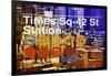 Subway and City Art - Times Square - 42 Street Station-Philippe Hugonnard-Framed Photographic Print