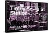 Subway and City Art - Times Square - 42 Street Station-Philippe Hugonnard-Framed Stretched Canvas