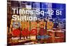 Subway and City Art - Times Square - 42 Street Station-Philippe Hugonnard-Mounted Photographic Print