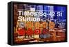 Subway and City Art - Times Square - 42 Street Station-Philippe Hugonnard-Framed Stretched Canvas