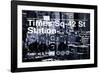 Subway and City Art - Times Square - 42 Street Station-Philippe Hugonnard-Framed Photographic Print