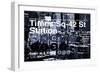 Subway and City Art - Times Square - 42 Street Station-Philippe Hugonnard-Framed Photographic Print