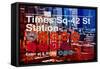 Subway and City Art - Times Square - 42 Street Station-Philippe Hugonnard-Framed Stretched Canvas