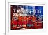 Subway and City Art - Times Square - 42 Street Station-Philippe Hugonnard-Framed Photographic Print