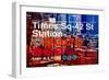 Subway and City Art - Times Square - 42 Street Station-Philippe Hugonnard-Framed Photographic Print