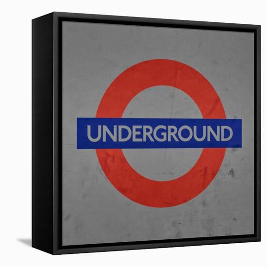 Subway and City Art - Underground London-Philippe Hugonnard-Framed Stretched Canvas