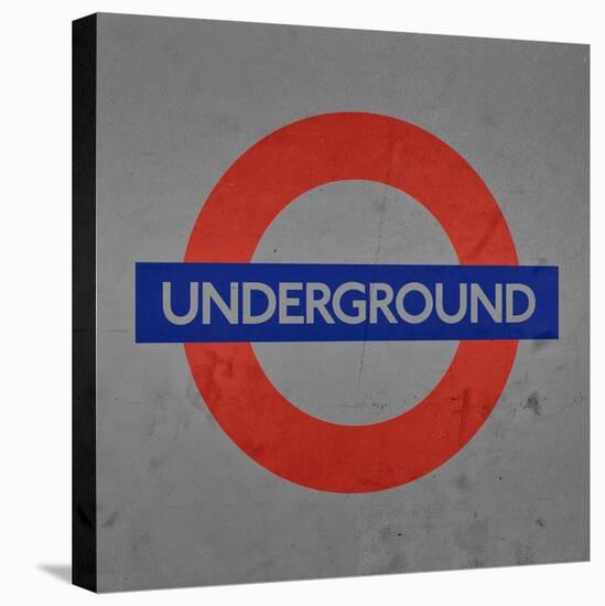 Subway and City Art - Underground London-Philippe Hugonnard-Stretched Canvas