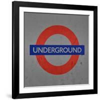 Subway and City Art - Underground London-Philippe Hugonnard-Framed Photographic Print