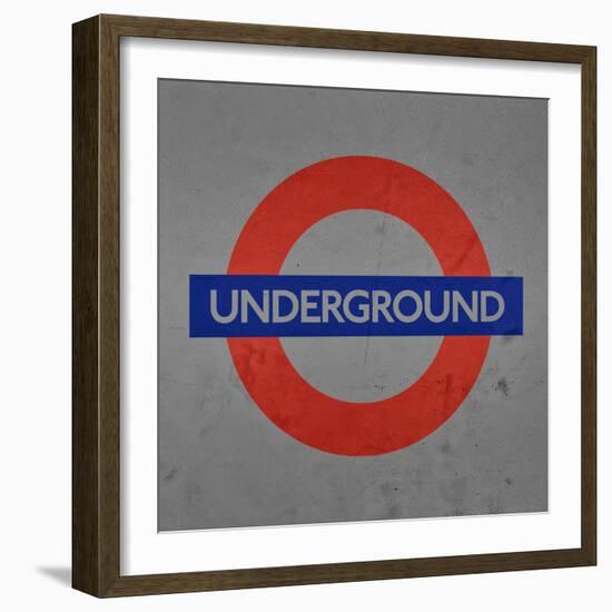 Subway and City Art - Underground London-Philippe Hugonnard-Framed Photographic Print