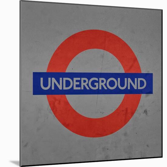 Subway and City Art - Underground London-Philippe Hugonnard-Mounted Photographic Print