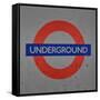 Subway and City Art - Underground London-Philippe Hugonnard-Framed Stretched Canvas