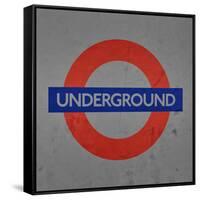 Subway and City Art - Underground London-Philippe Hugonnard-Framed Stretched Canvas