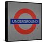 Subway and City Art - Underground London-Philippe Hugonnard-Framed Stretched Canvas