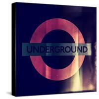 Subway and City Art - Underground London-Philippe Hugonnard-Stretched Canvas