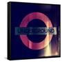 Subway and City Art - Underground London-Philippe Hugonnard-Framed Stretched Canvas