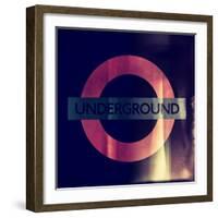 Subway and City Art - Underground London-Philippe Hugonnard-Framed Photographic Print