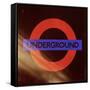 Subway and City Art - Underground London-Philippe Hugonnard-Framed Stretched Canvas
