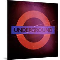 Subway and City Art - Underground London-Philippe Hugonnard-Mounted Photographic Print