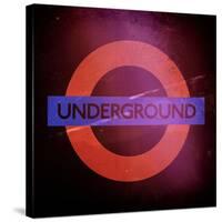 Subway and City Art - Underground London-Philippe Hugonnard-Stretched Canvas