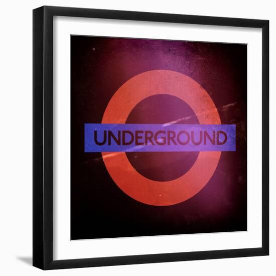 Subway and City Art - Underground London-Philippe Hugonnard-Framed Photographic Print