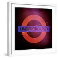 Subway and City Art - Underground London-Philippe Hugonnard-Framed Photographic Print