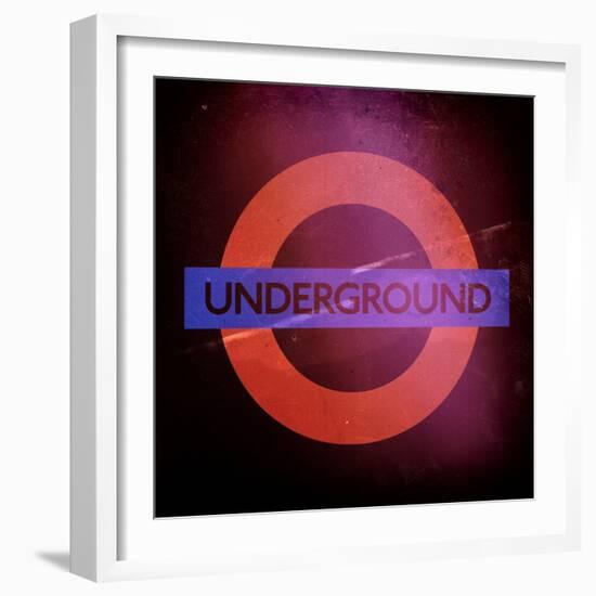 Subway and City Art - Underground London-Philippe Hugonnard-Framed Photographic Print