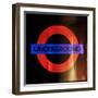 Subway and City Art - Underground London-Philippe Hugonnard-Framed Premium Photographic Print