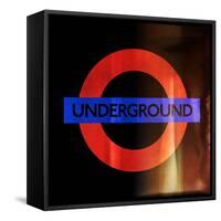 Subway and City Art - Underground London-Philippe Hugonnard-Framed Stretched Canvas