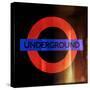 Subway and City Art - Underground London-Philippe Hugonnard-Stretched Canvas