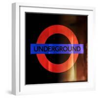 Subway and City Art - Underground London-Philippe Hugonnard-Framed Photographic Print