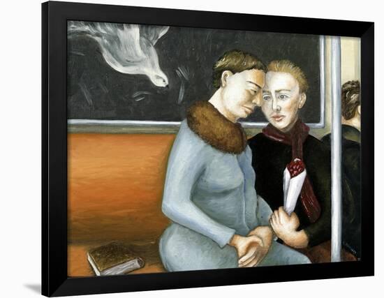 Subway Annunciation, 2006-Caroline Jennings-Framed Giclee Print